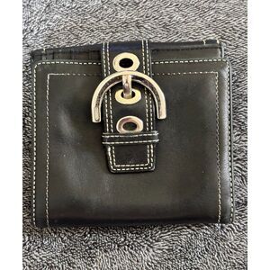 Vintage Coach Soho Buckle Trifold Coinpurse Wallet